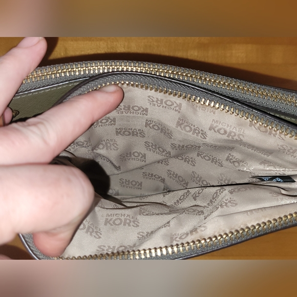 Michael Kors Karla Leather Crossbody Bag,  Army Green - Picture 10 of 13